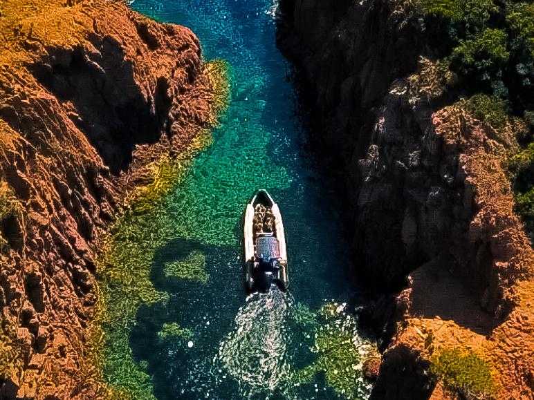 Les calanques en bâteau